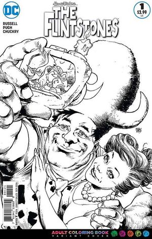 Flintstones #1 (Coloring Book Variant Cover)