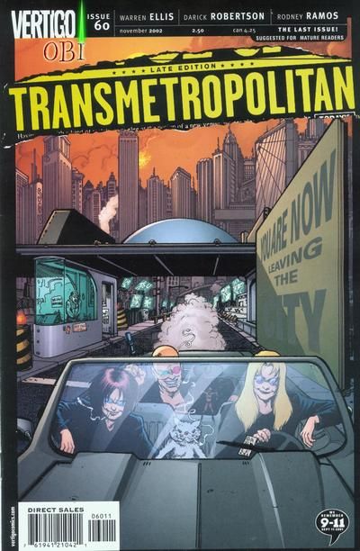 Transmetropolitan #60 Comic