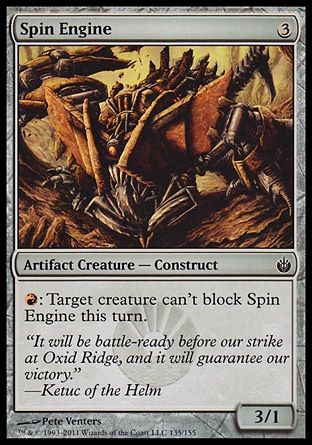 Spin Engine (Mirrodin Besieged) Trading Card