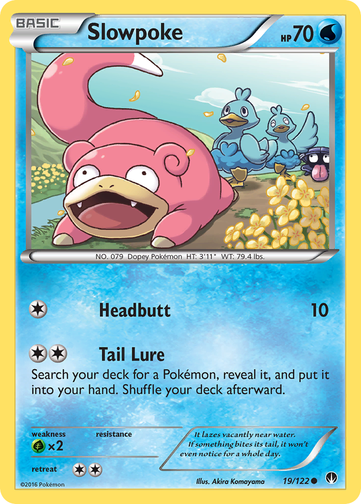 Slowpoke (19/122) - BREAKpoint Pokémon Card