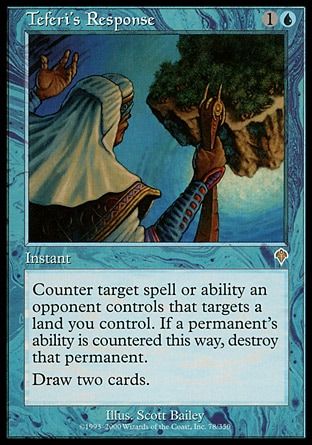 Teferi's Response (Invasion) Trading Card