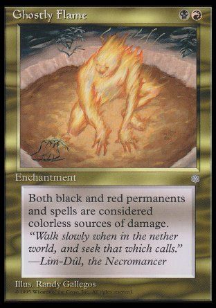 Ghostly Flame (Ice Age) Trading Card