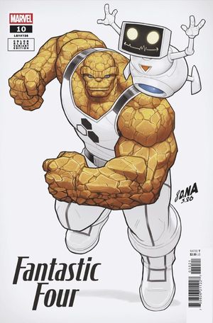 Fantastic Four #10 (David Nakayama Color Block White Variant)