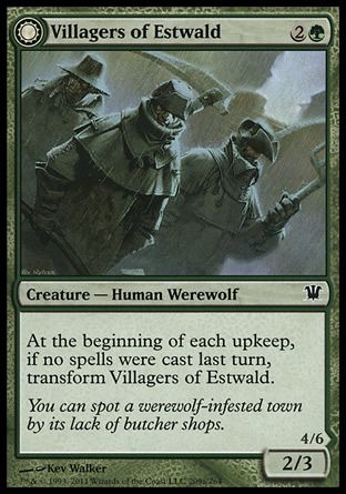 Villagers of Estwald (Innistrad) Trading Card