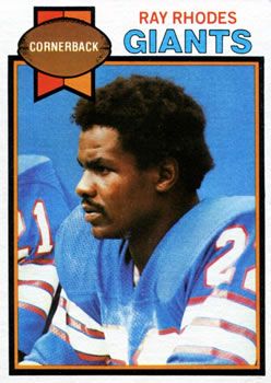 Ray Rhodes 1979 Topps #412 Sports Card