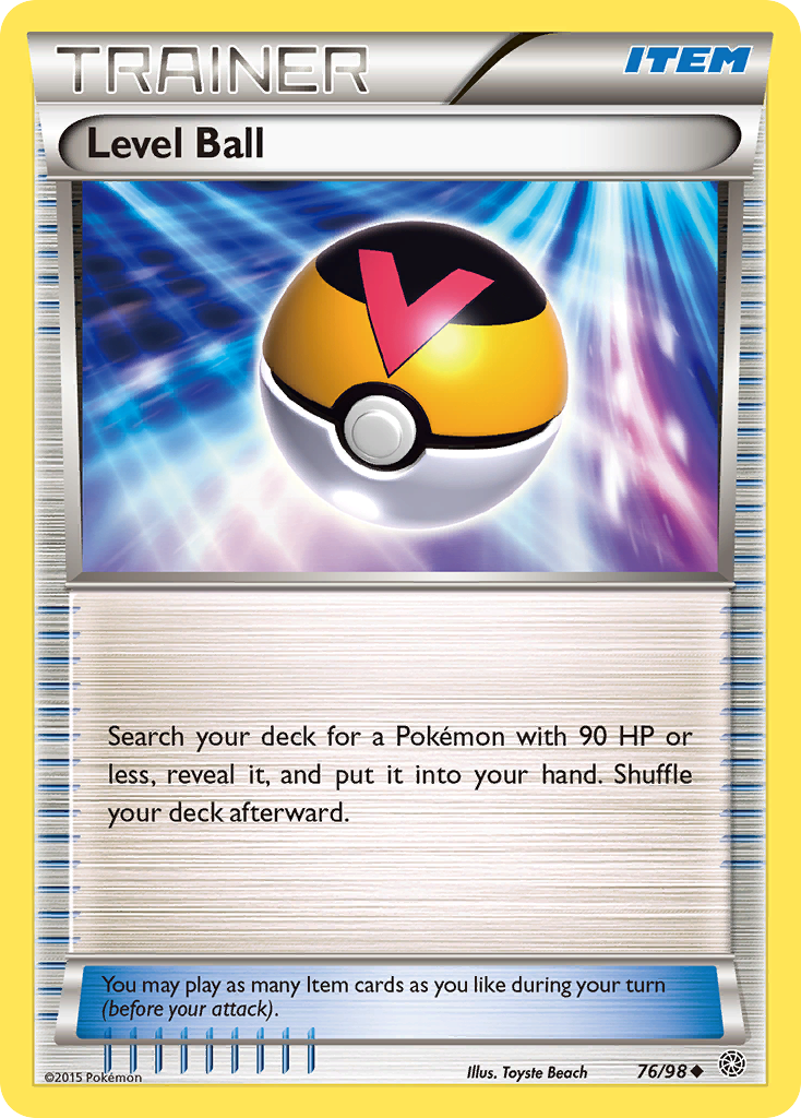 Level Ball (Trainer: Item) (76/98) - Ancient Origins Pokémon Card