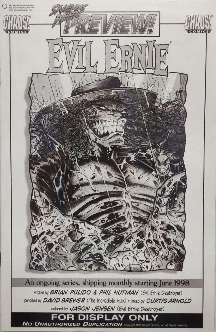 Evil Ernie Monthly Sneak Peek Comic