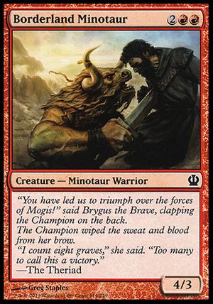 Borderland Minotaur (Theros)