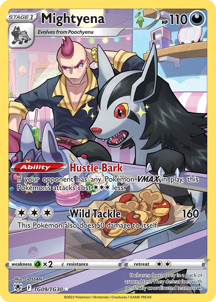 Mightyena (TG09) - Astral Radiance Trainer Gallery Pokémon Card