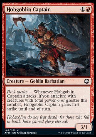 Hobgoblin Captain (Dungeons & Dragons: Adventures in the Forgotten Realms) Trading Card