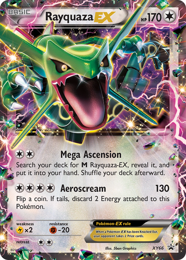 Rayquaza EX (XY66) - XY Black Star Promos Pokémon Card