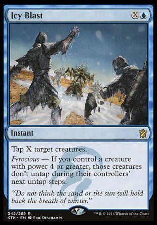 Icy Blast (Khans of Tarkir) Trading Card