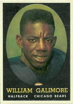 Willie Galimore 1958 Topps #114 Sports Card
