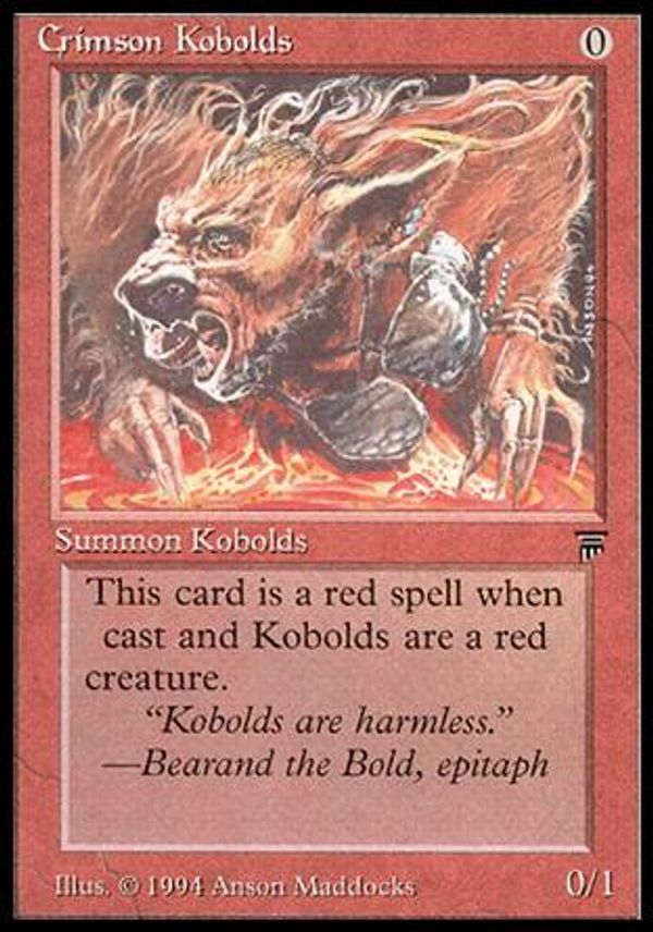 Crimson Kobolds (Legends)