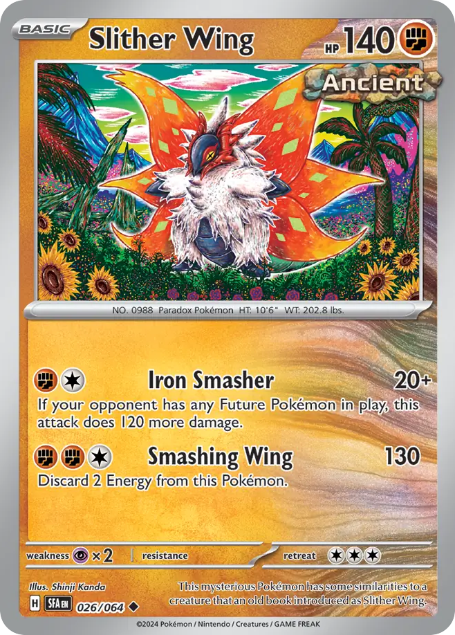 Slither Wing (26/64) - Shrouded Fable Pokémon Card