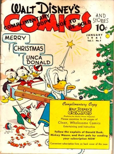 Walt Disney's Comics and Stories #4 [Complimentary Comic