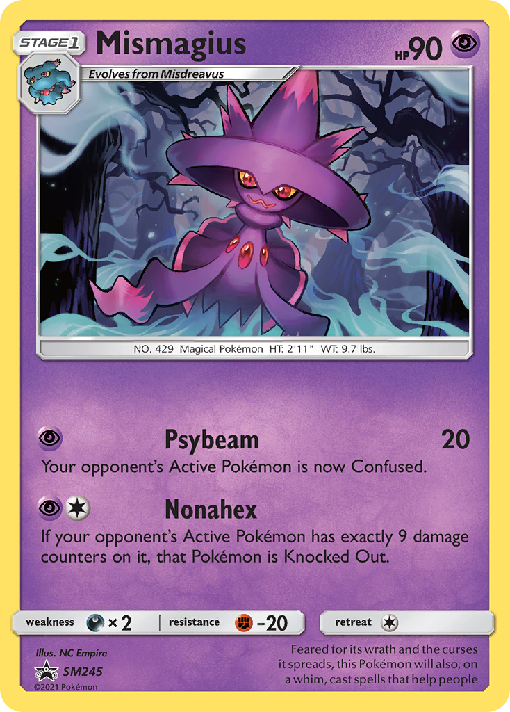 Mismagius (SM245) - SM Black Star Promos Pokémon Card