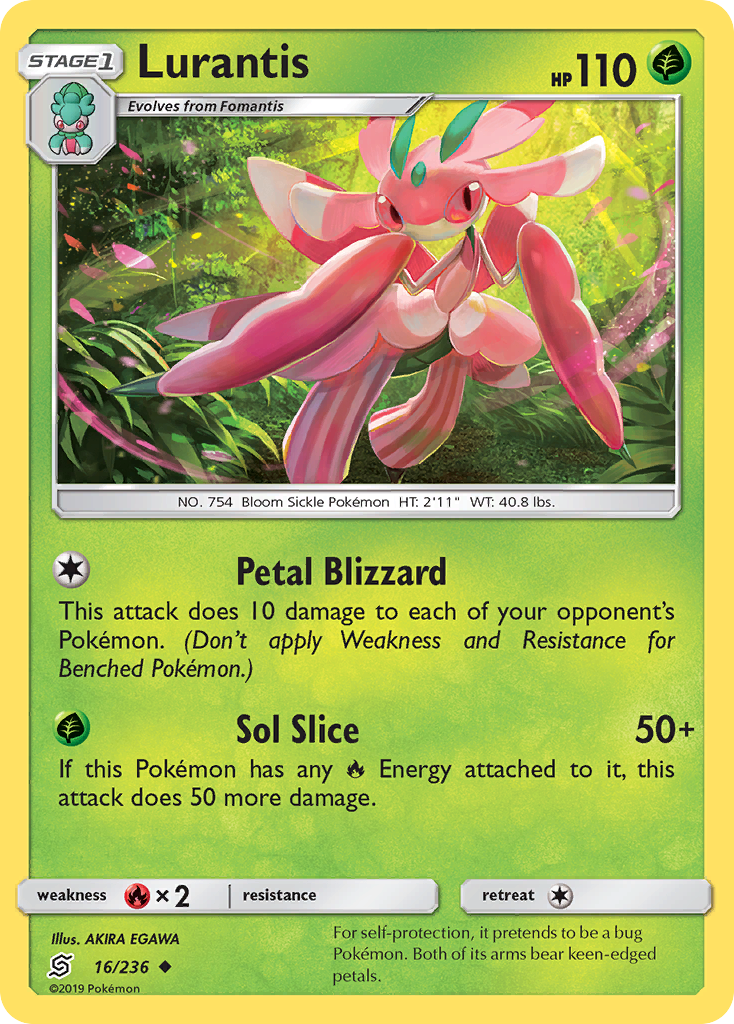 Lurantis (16/236) - Unified Minds Pokémon Card