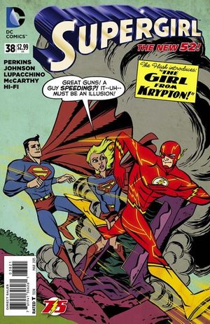 Supergirl #38 (Flash 75 Variant Cover)