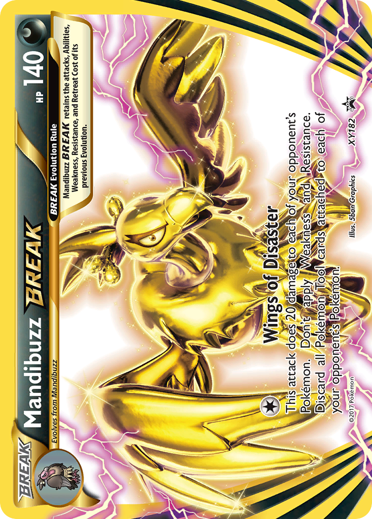 Mandibuzz BREAK (XY182) - XY Black Star Promos Pokémon Card