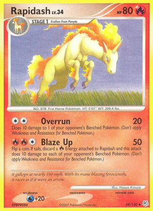 Rapidash (59/130) - Diamond & Pearl