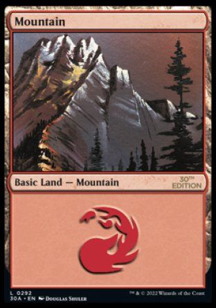 Mountain (Brown Sky)  (Magic 30th Anniversary Edition) Trading Card