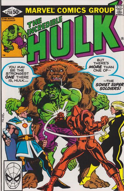 Incredible Hulk #258 Comic