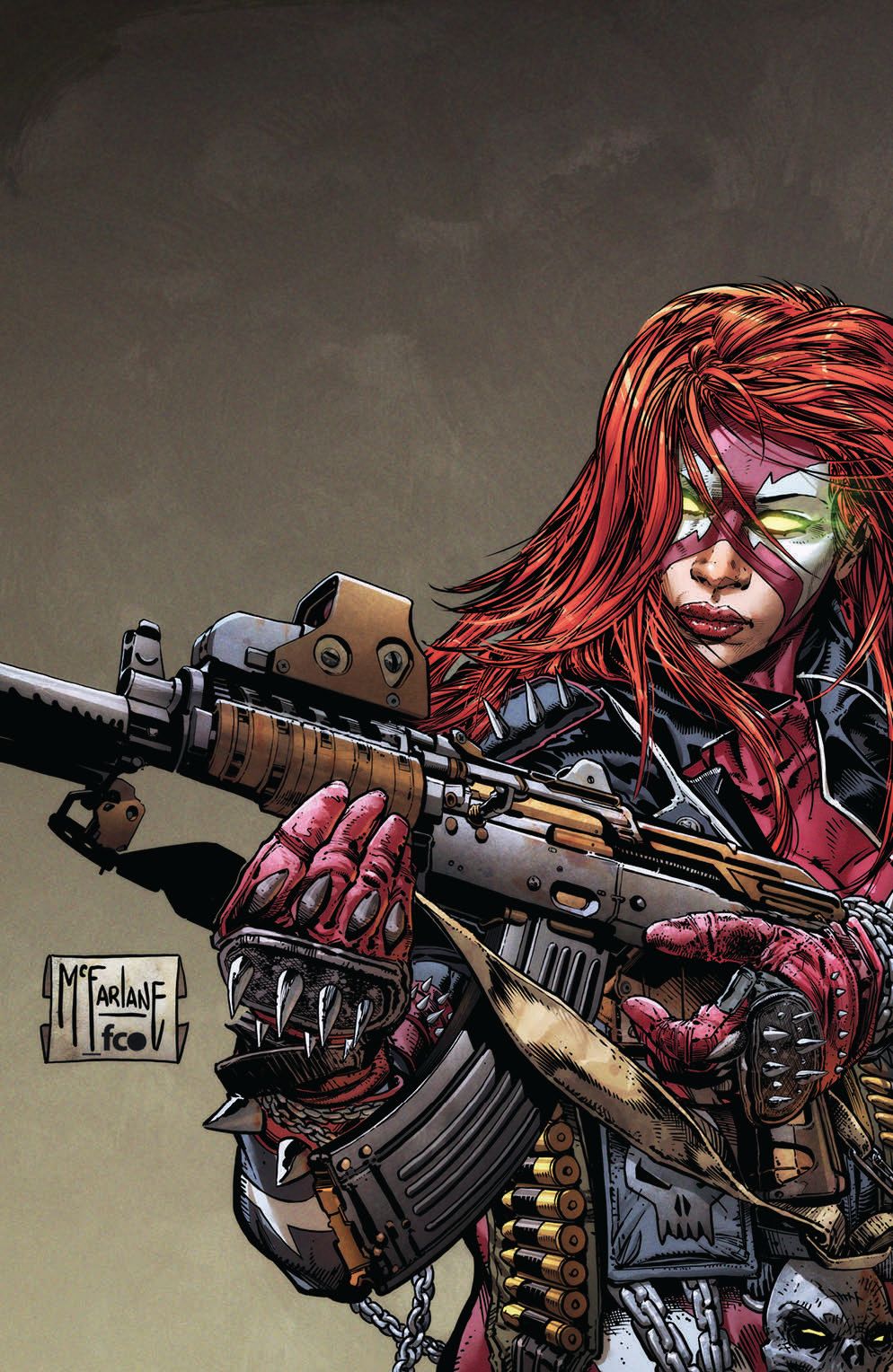 She-Spawn #1 (Cvr I Inc 1:100 Todd Mcfarlane Virgin Foil Variant) Comic