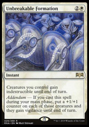 Unbreakable Formation (Ravnica Allegiance) Trading Card