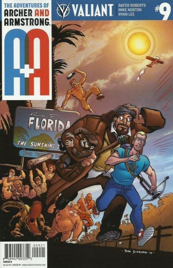 A&A: The Adventures of Archer & Armstrong #9 (Cover B Schkade)