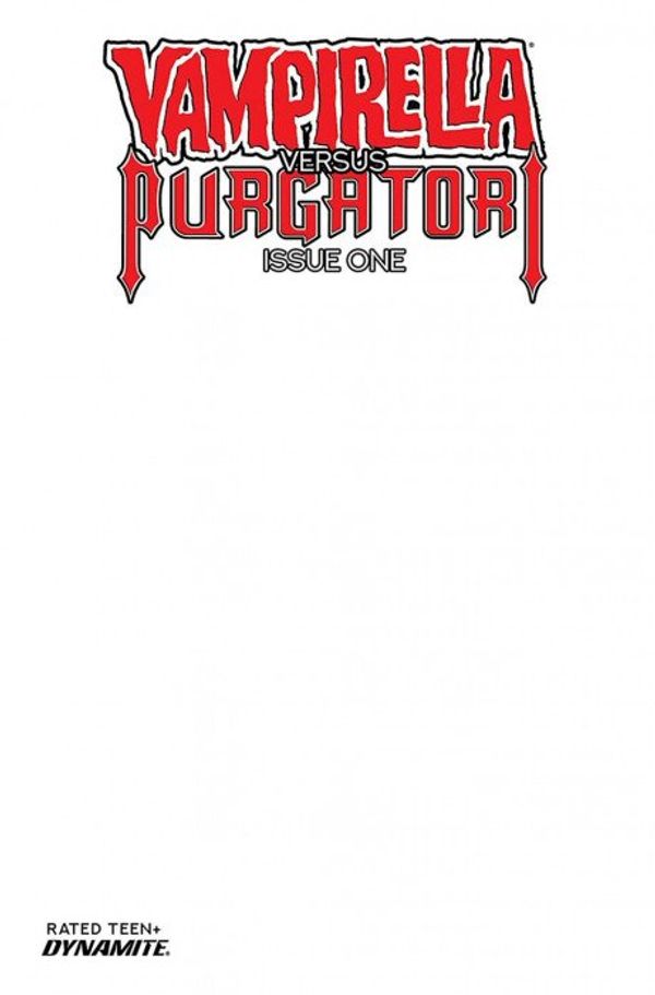 Vampirella Vs Purgatori #1 (Cover F Blank Authentix)
