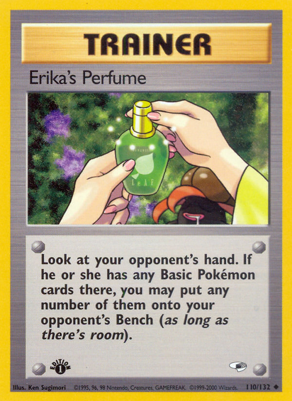 Erika's Perfume (Trainer) (110/132) - Gym Heroes (1st Edition) Pokémon Card