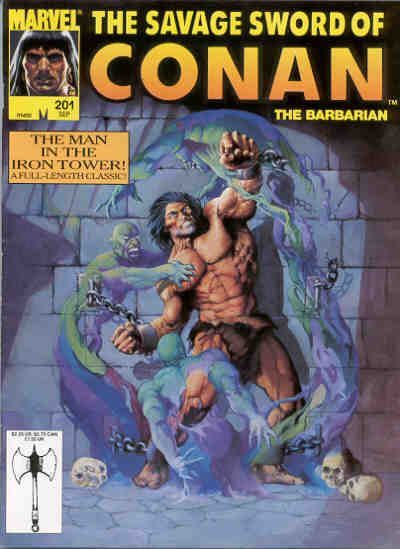 The Savage Sword of Conan #201 Comic