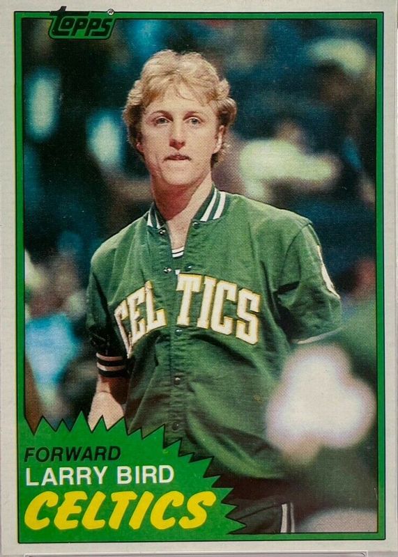 Larry Bird 1981 Topps #4 Sports Card