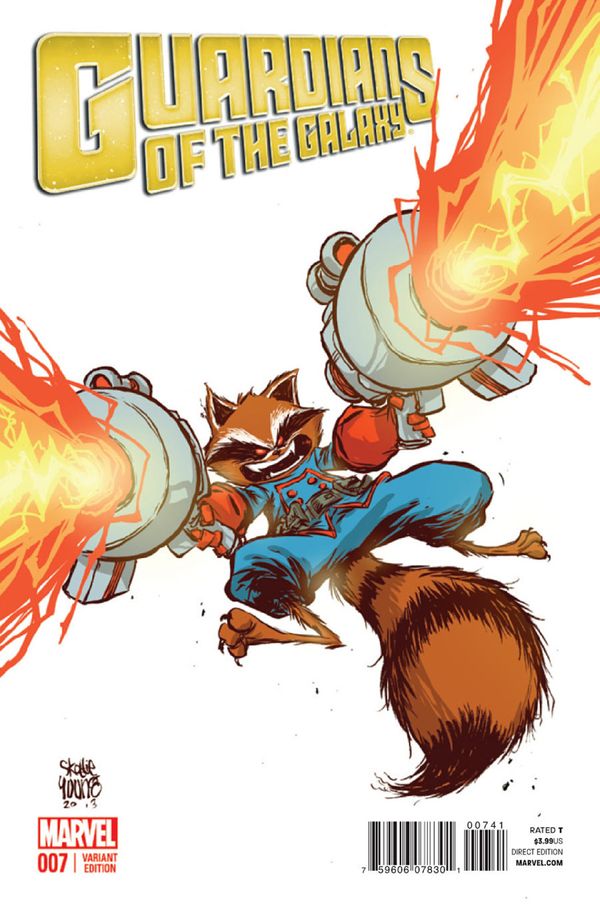 Guardians of the Galaxy #7 (Young Variant Cover)