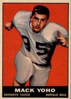 Mack Yoho 1961 Topps #165 Sports Card