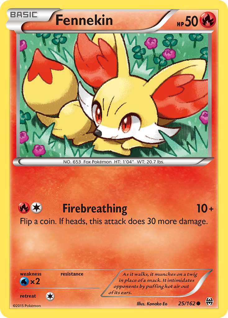 Fennekin (25/162) - BREAKthrough Pokémon Card