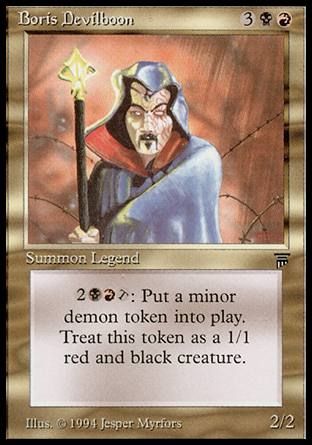 Boris Devilboon (Legends) Trading Card