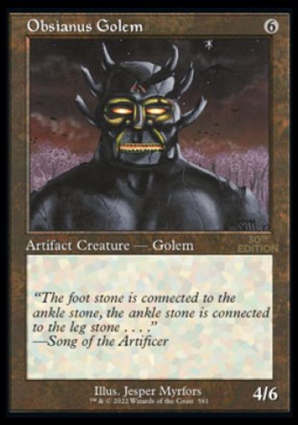 Obsianus Golem (Magic 30th Anniversary Edition - Old Frame)