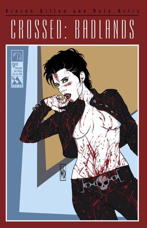 Crossed Badlands #75 (Chicago Art Deco Cover)