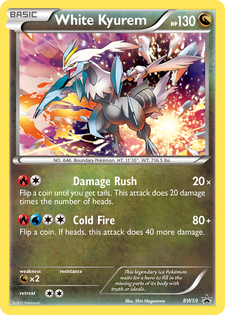 White Kyurem (BW59) - BW Black Star Promos Pokémon Card