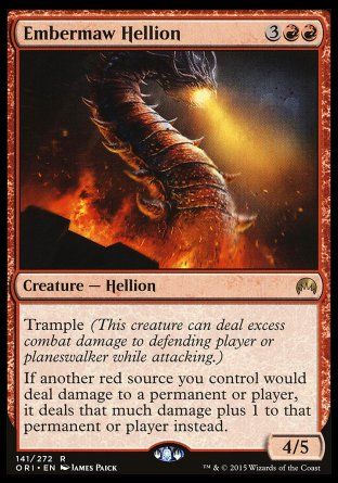 Embermaw Hellion (Magic Origins) Trading Card