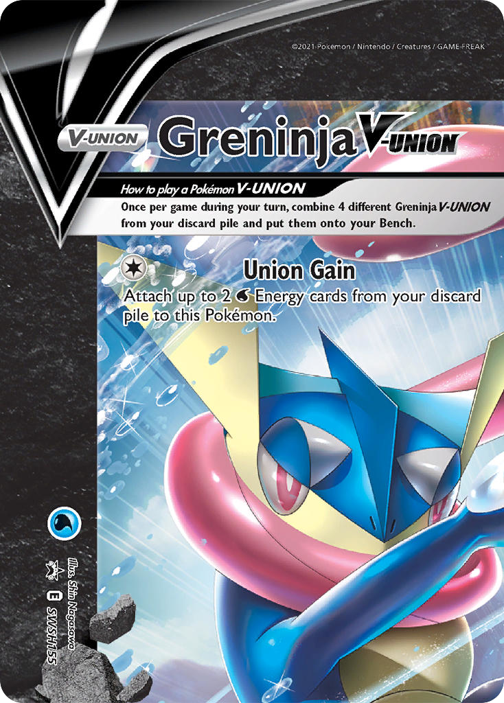 Greninja V-UNION (SWSH155) - SWSH Black Star Promos Pokémon Card