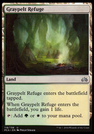 Graypelt Refuge (Planechase Anthology decks) Trading Card