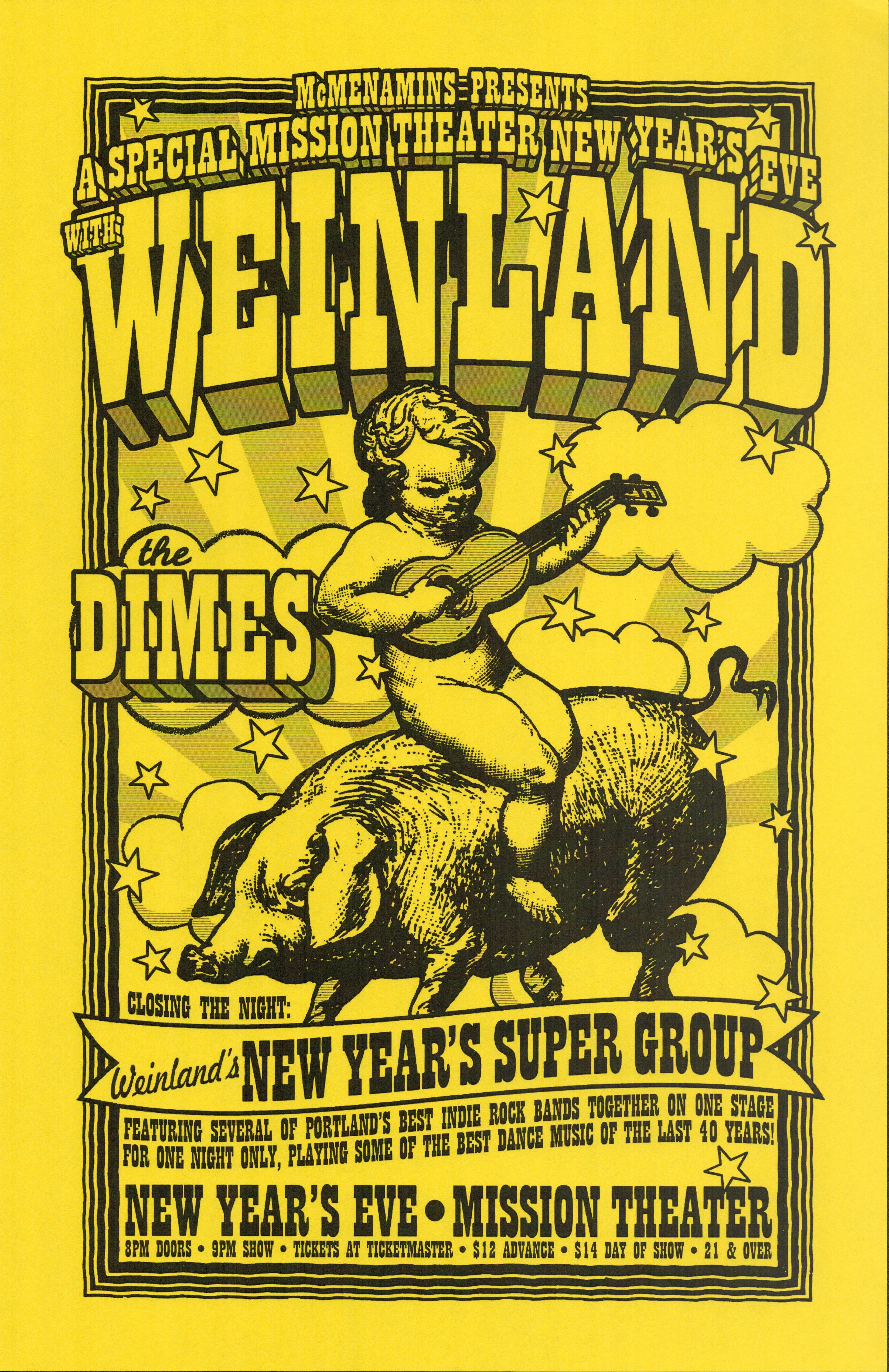 MXP-168.6 Weinland Mission Theater 2009 Concert Poster