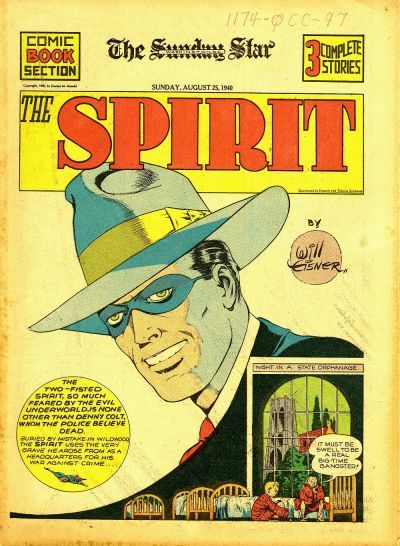 Spirit Section #8/25/1940 Comic