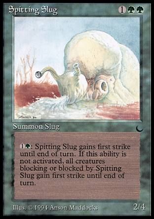 Spitting Slug (The Dark) Trading Card