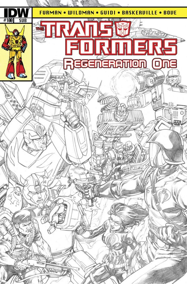 Transformers: Regeneration One #100 (Free 25 Copy Incv)