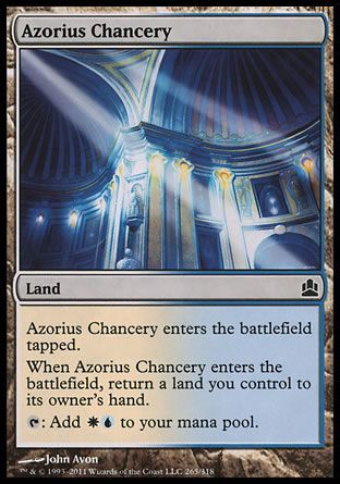 Azorius Chancery (MTG Commander) Trading Card