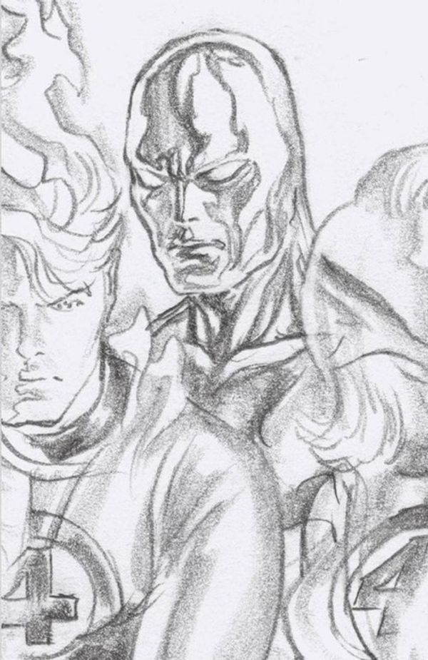 Fantastic Four: Antithesis #2 (Alex Ross Silver Surfer Timeless Virgin Sketch Variant)